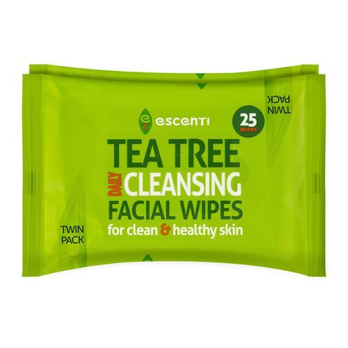 Tea Tree Daily Cleansing Facial Wipes Twin Pack