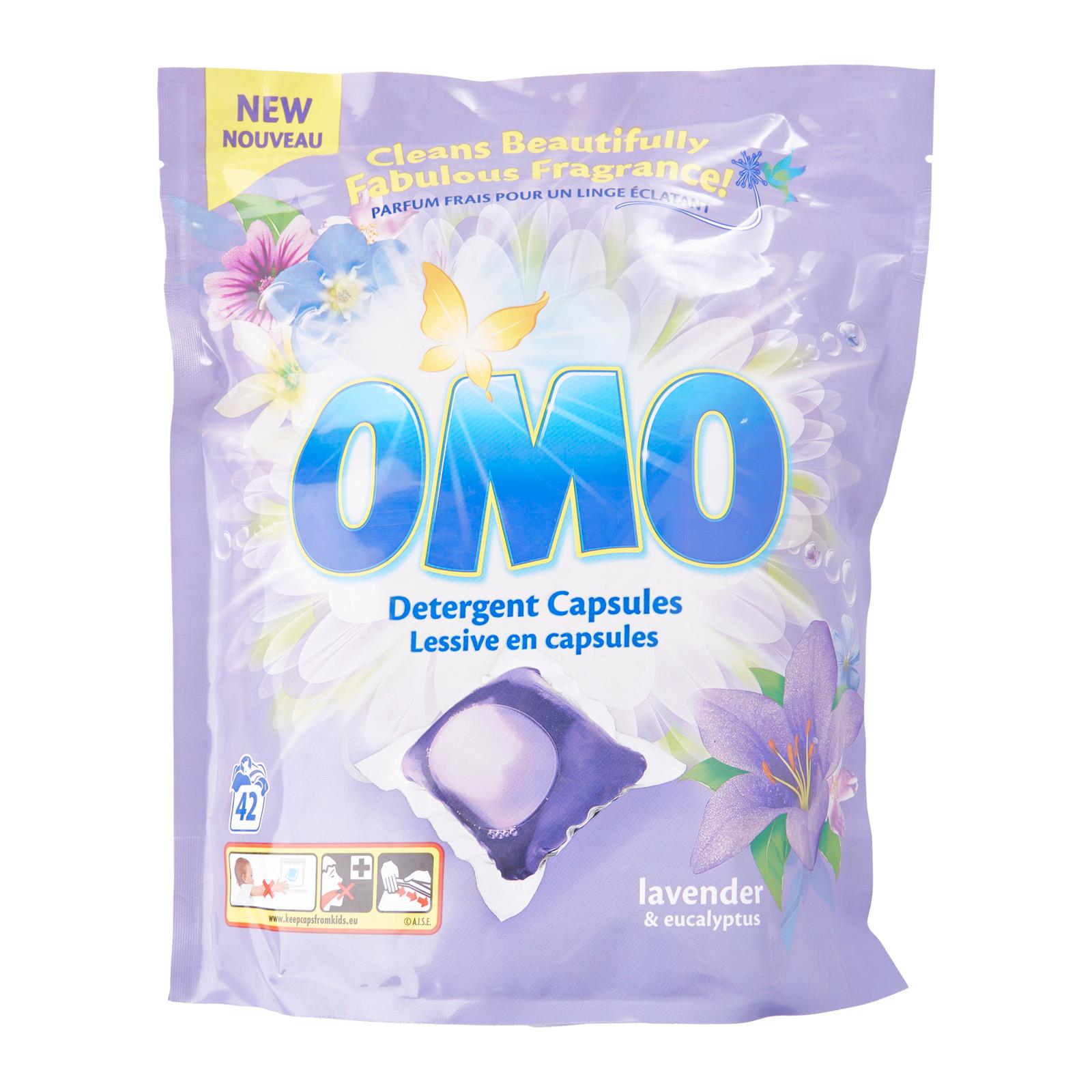 Omo guarantee Laundry Capsules lavender eucalyptus 42pk