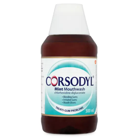 Corsodyl Fresh Mint Mouthwash (300ml)