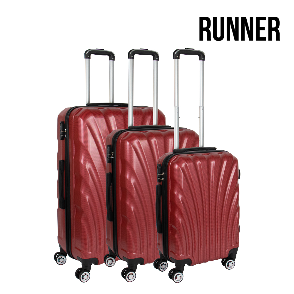 Runner Suitcase Set 3pc Red