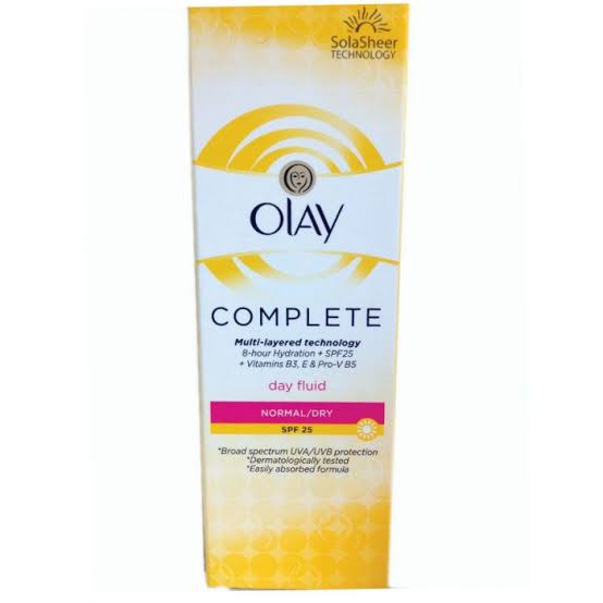 Olay Complete Day Fluid Normal To Dry Skin Spf 25 75Ml