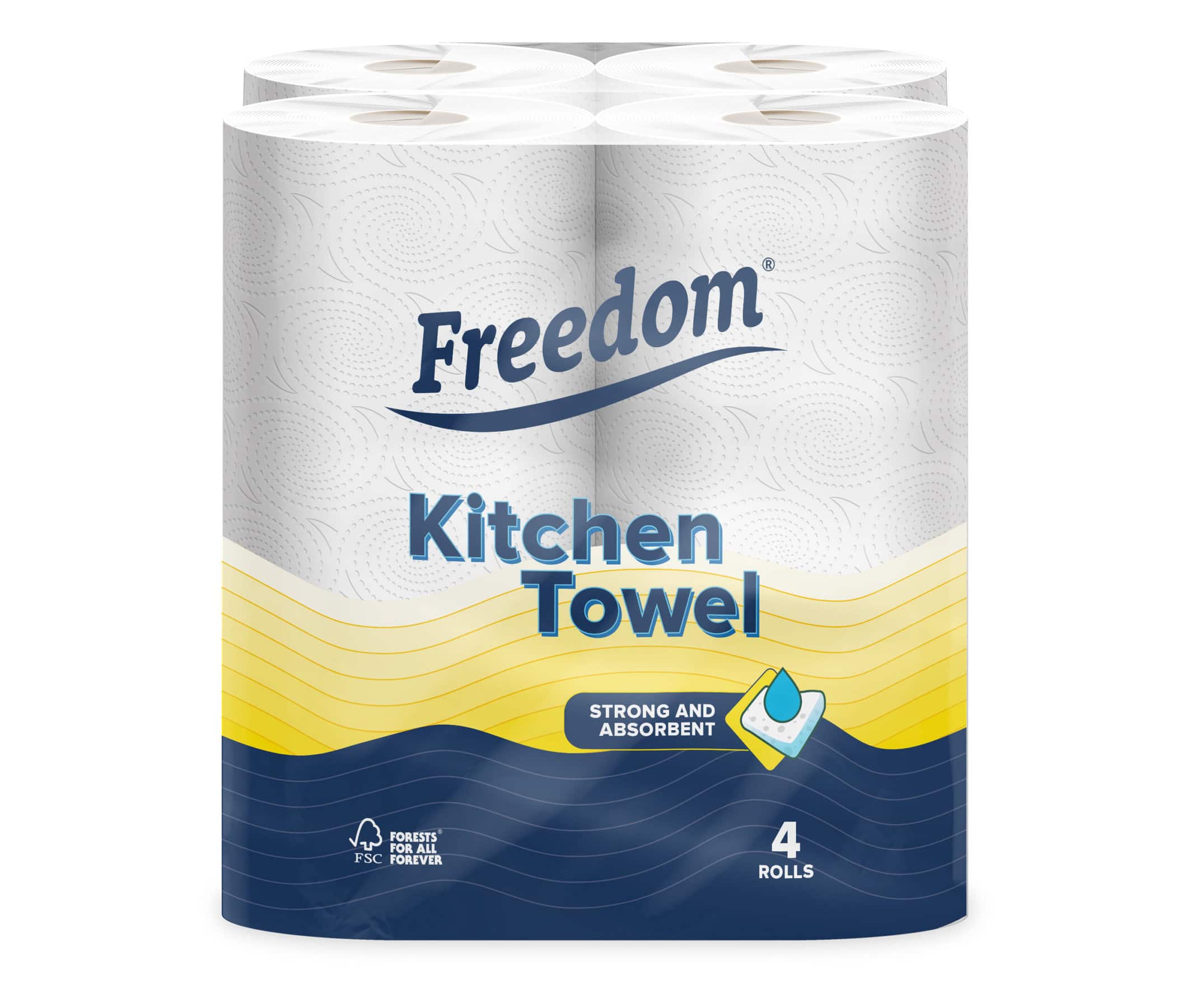 Freedom Multi-purpose 2-Ply x 4 Kitchen Towels