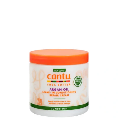 Cantu Argan Oil - Leave-In Conditioning Repair Cream 16 oz / 453 g Jar