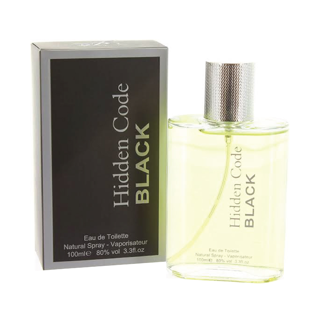 Hidden Code Collection Black Perfume for Men 100ml