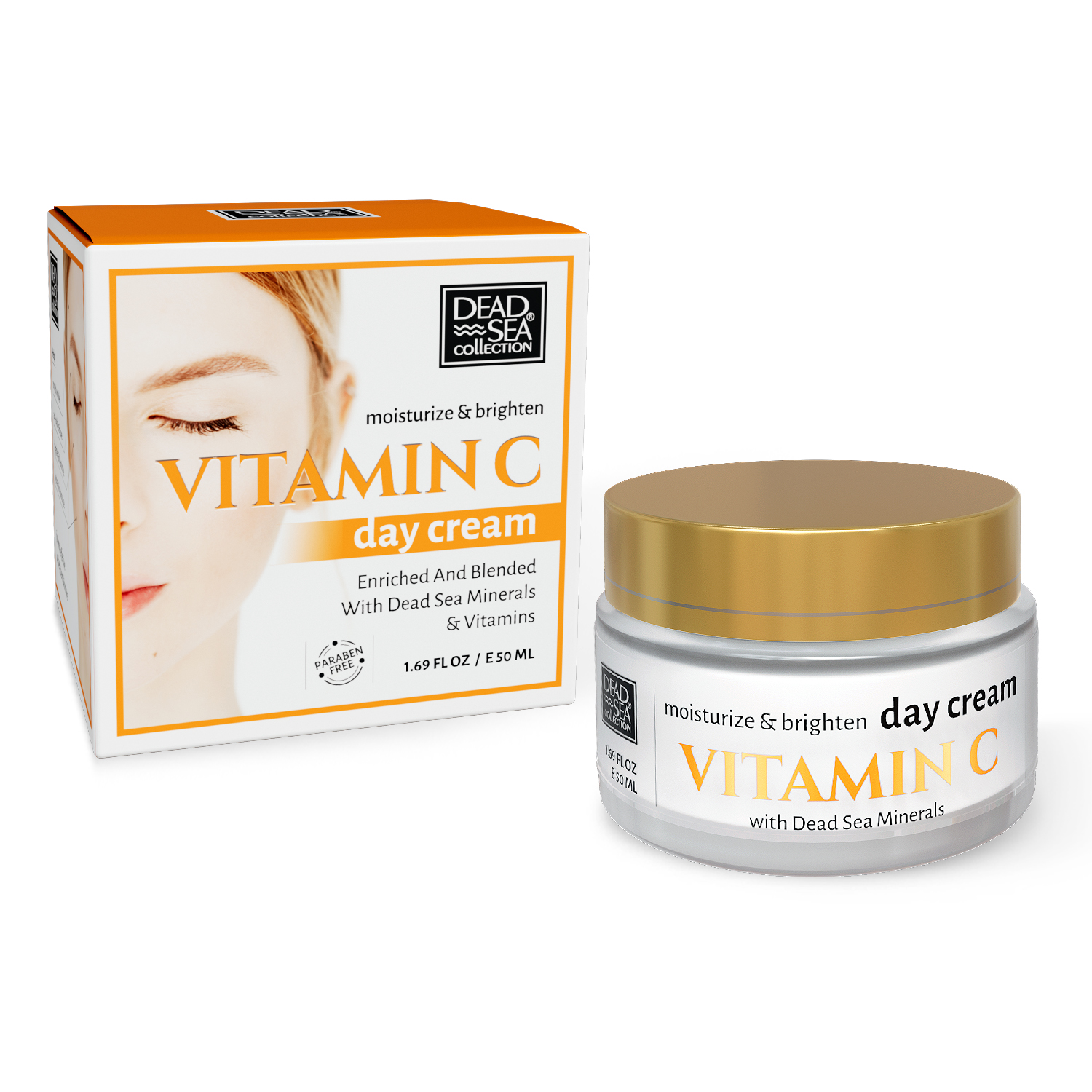 Vitamin C Moisturize & Brighten Day Cream - Dead Sea Collection 50ml