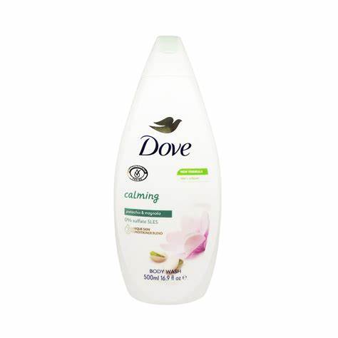 Dove Calming Pistachio Cream & Magnolia Body Wash 500ml