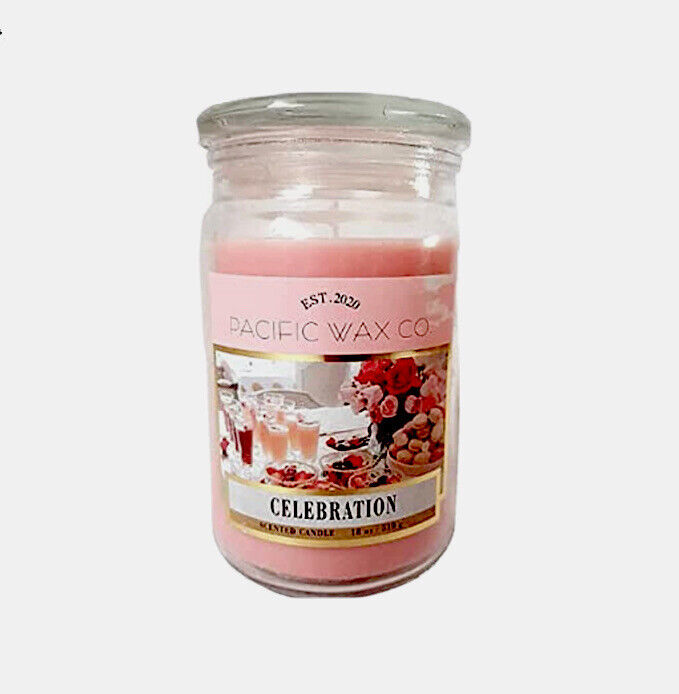 Pacific Wax Co Large Scented Candle – Celebration (18oz/510g)