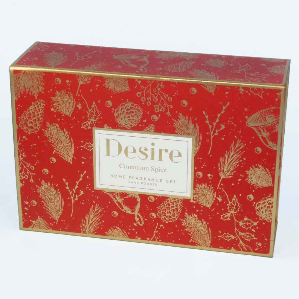 Cinnamon Spice Candle & Diffuser… Red.