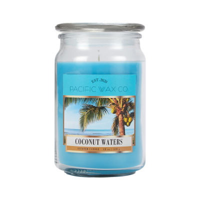 Pacific Wax Co Large Scented Candle – Coconut Water (18oz/510g)
