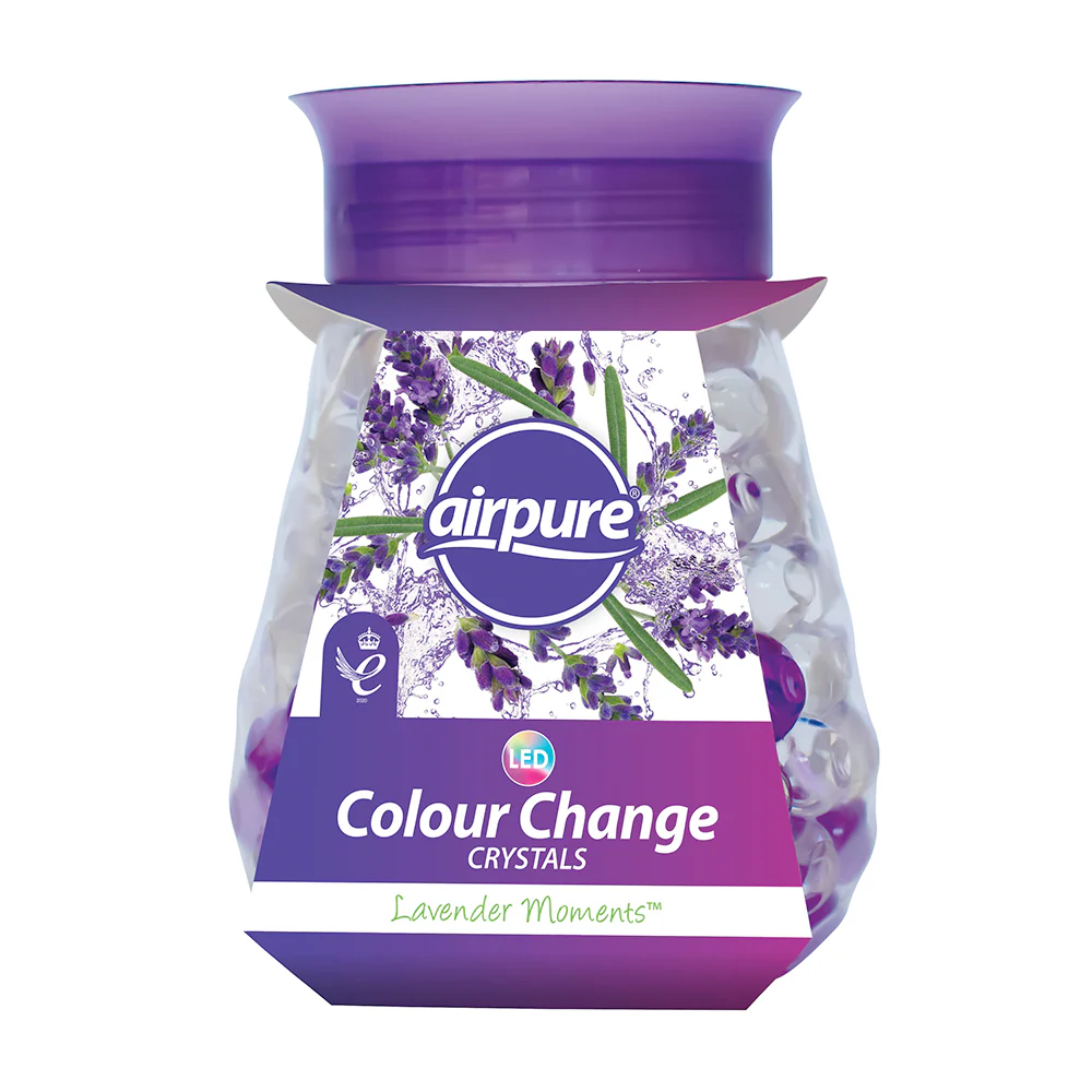 LED Airpure Colour Change Crystals Lavender Moments