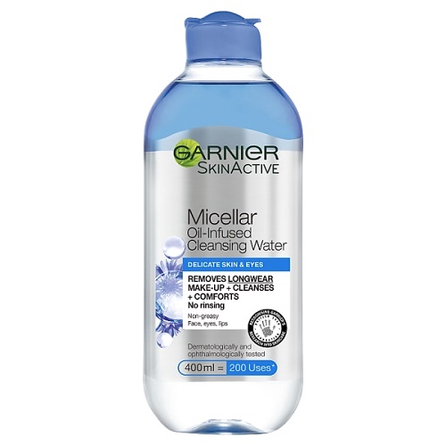 Garnier Micellar Oil Infused Cleansing Water for Delicate Skin & Eyes 400ml