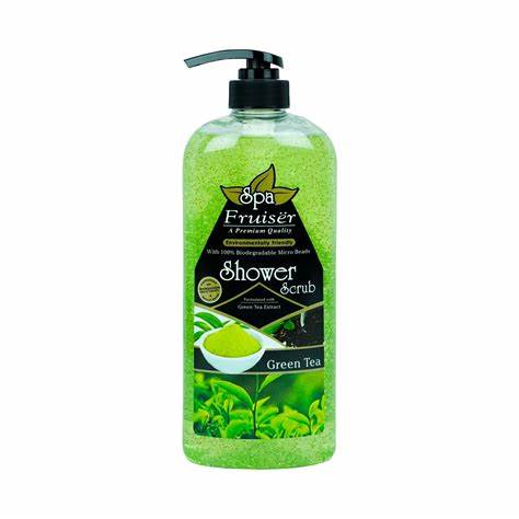 Fruiser Green Tea Shower Scrub 730ml