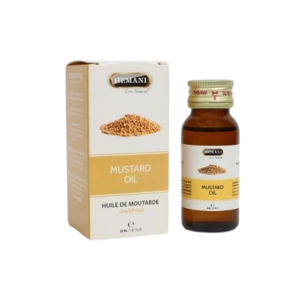 Hemani Herbal Natural Halal Mustard Scents Oil for Healthy Skin – 30ml