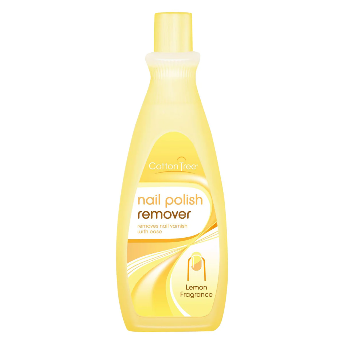 Cotton Tree Nail Polish Remover Lemon Fragrance 295 ml