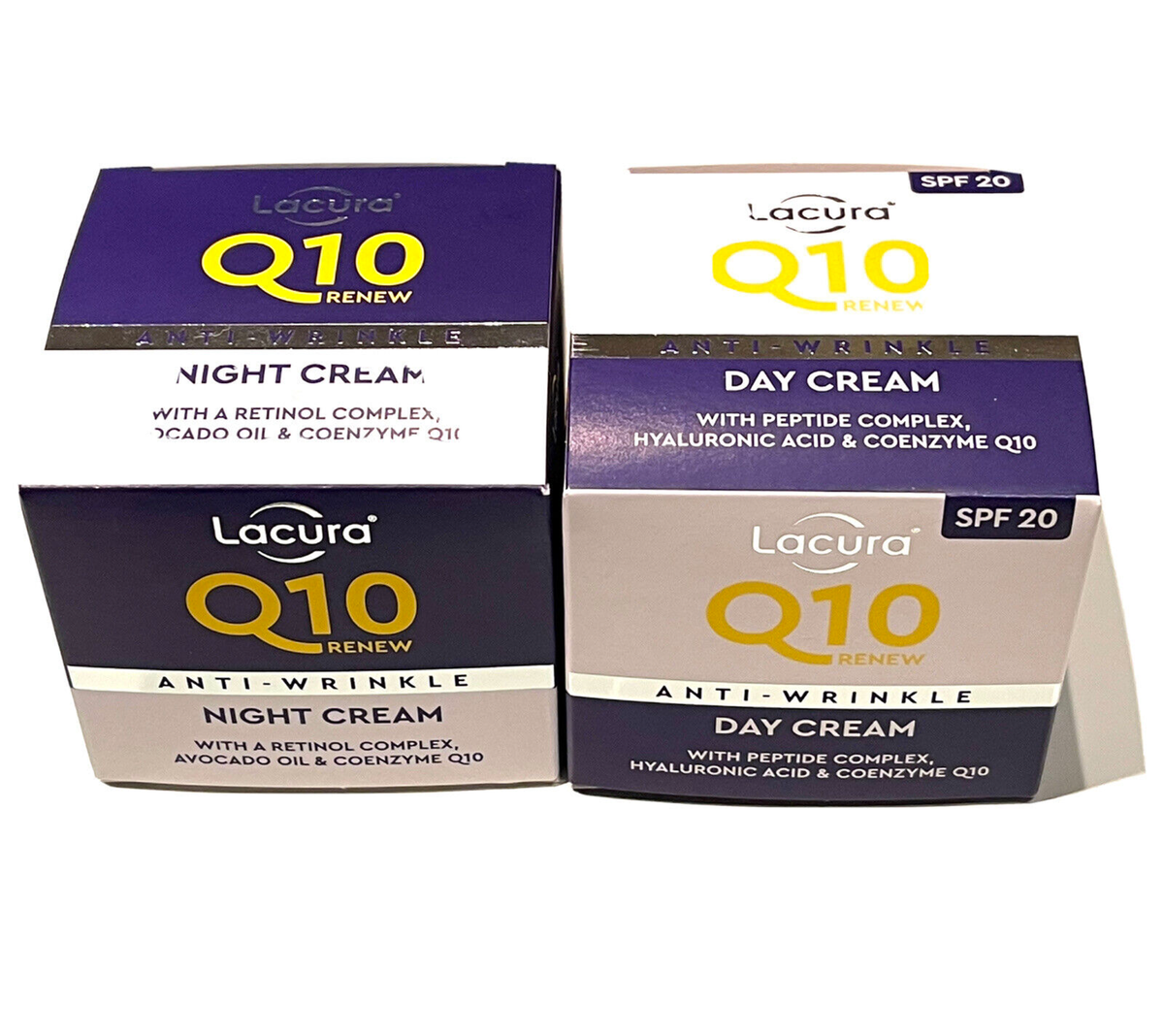 Lacura Q10 Day & Night Cream Hyaluronic Acid And Retinol 50ml