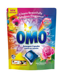 OMO Detergent Capsules (Rose Blossom & Morning Dew) 42pk