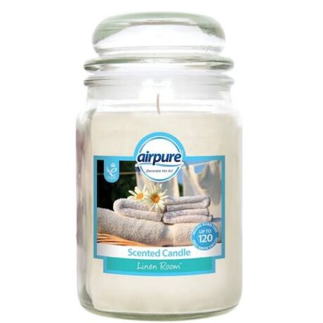 Airpure Scented Candle Linen Room 510g
