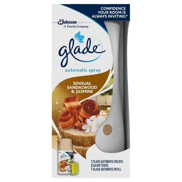 Glade Automatic Spray – Sensual Sandalwood & Jasmine (269ml)