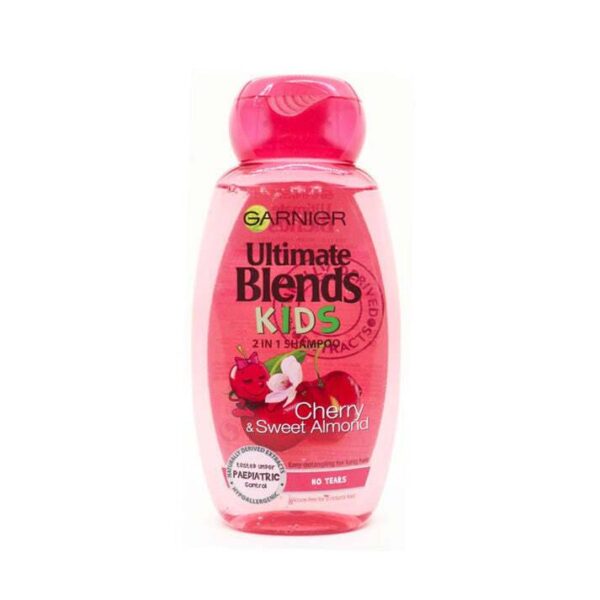 Garnier Ultimate Blends Kids No Tears 2-in-1 Cherry Sweet Almond Shampoo (250ml)