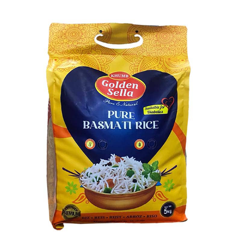 Khumb Golden sella Basmati Rice – 5kg