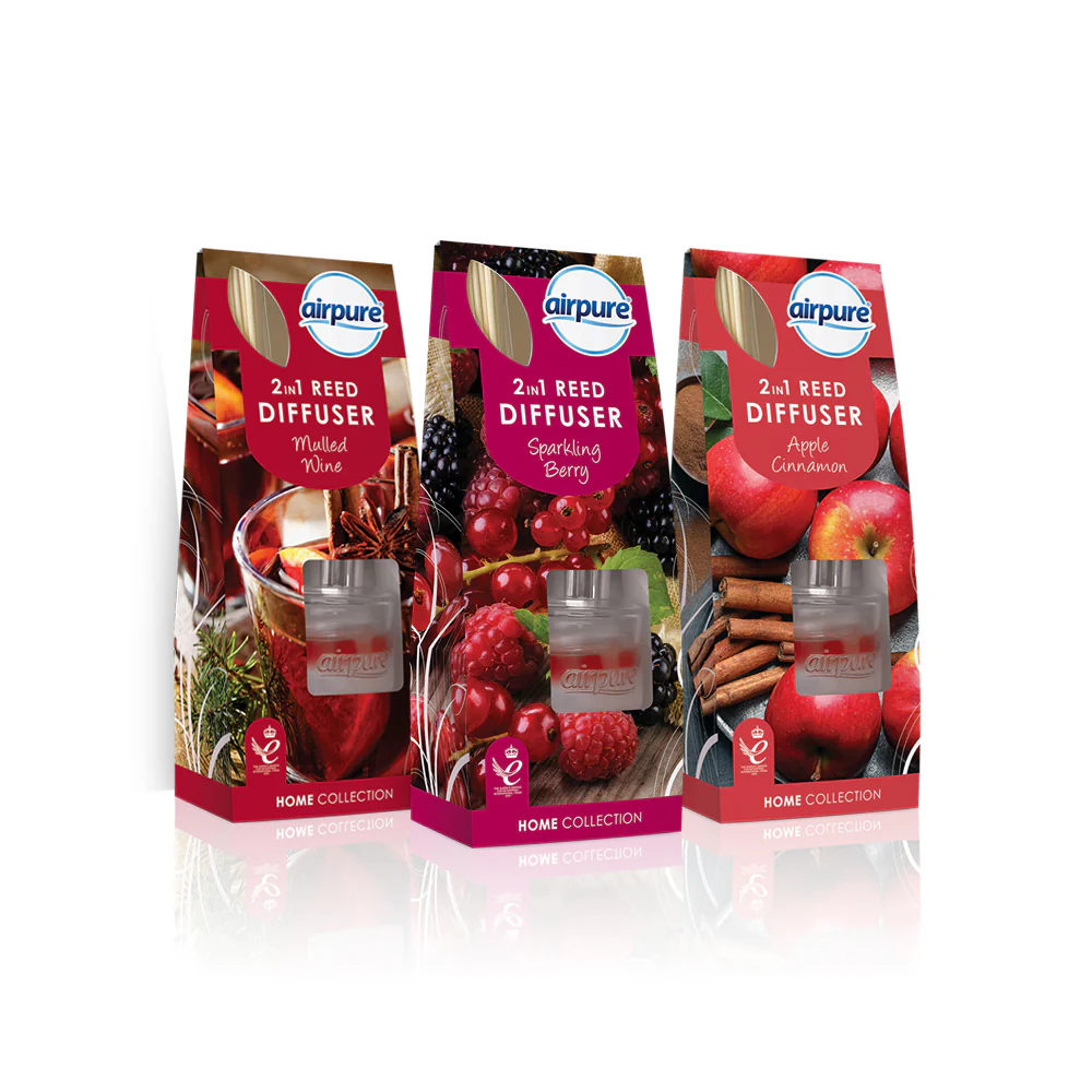 AIRPURE HOME 2in1 ASSORTED REED DIFFUSER 30ML