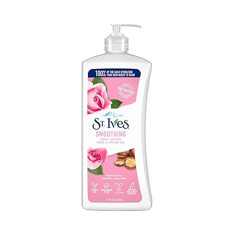 St Ives Smoothing Rose And Argan Oil Body Lotion 621ml