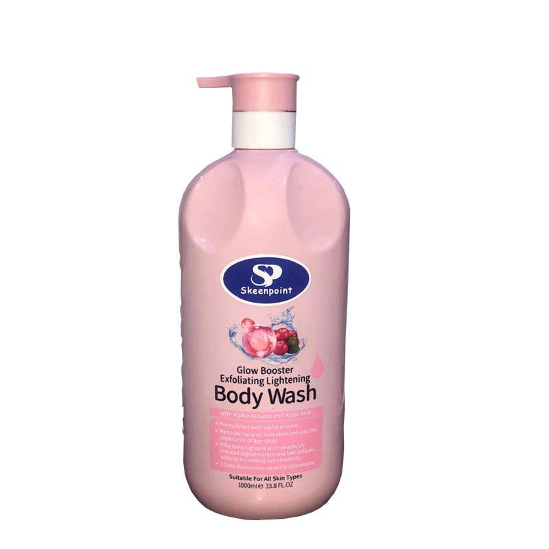 Glow Booster Exfoliating Lightening Body Wash – Alpha Arbutin & Kojic Acid | SPF 30 1000ml