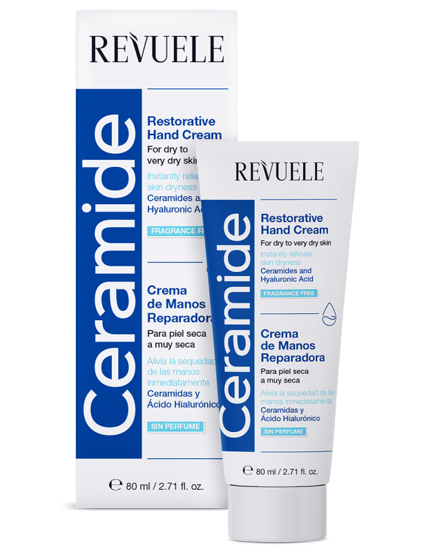 Revuele Ceramide Fragrance Free Restorative Hand cream 80ml