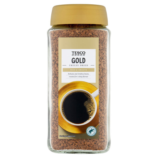 TESCO GOLD INSTANT COFFEE 200G